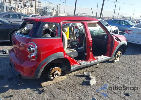 2014 Mini Countryman Cooper S z USA, uszkodzony, nr VIN WMWZC3C54EWP26355